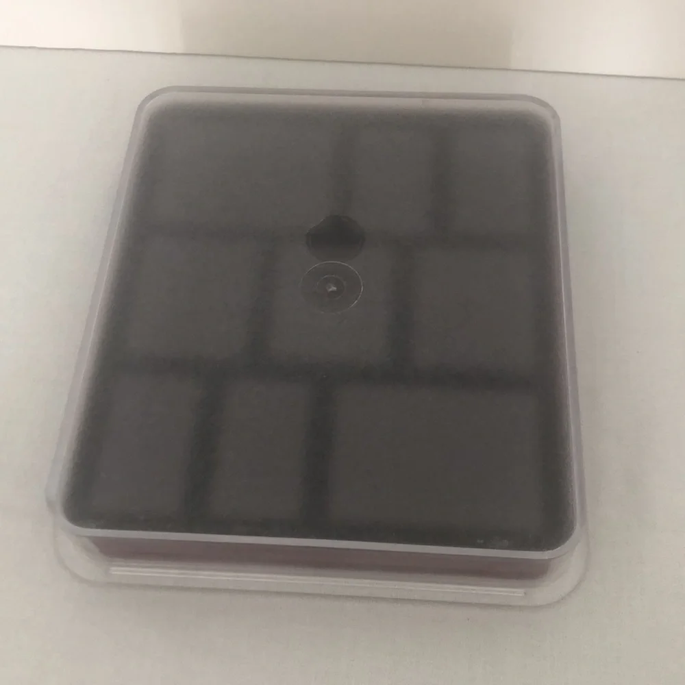 Two Velvet Jewelry Trays with Lids